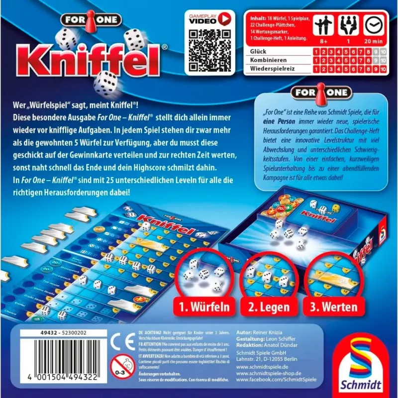 For One - Kniffel, dobbelspel