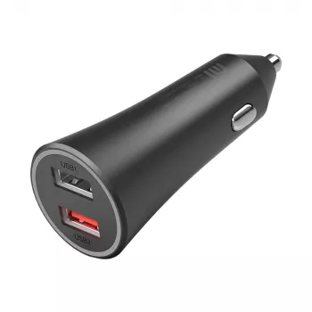 Xiaomi 37 Watt dual-port autolader zwart, zwart