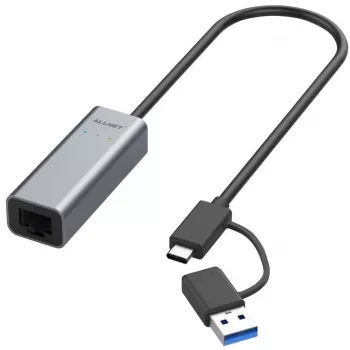 Ethernet-adapter ALLNET ALL-NC-2.5G-USBC_A USB 3.0 Type-C & Type-A 2,5 Gbps Multi-Gigabit LAN