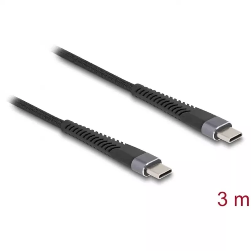 USB-kabel DeLOCK 81126 USB 2.0 3m USB C zwart