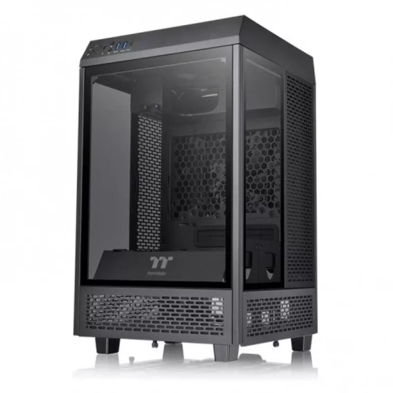 PC-behuizing Thermaltake The Tower 100 Mini Tower zwart