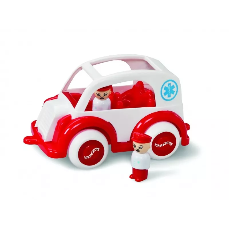 Voertuig Jumbo Krankenwagen met figuren Viking Toys