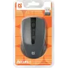 Draadloze optische muis DEFENDER MM-935 RF, dubbelhandig, 1600 DPI, grijs, USB-ontvanger, AAA-batterijen