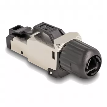 DeLOCK 86016 draadverbinder RJ45/LSA zwart zilver stekker