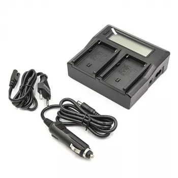 Accuoplader SONY NP-F970, dual