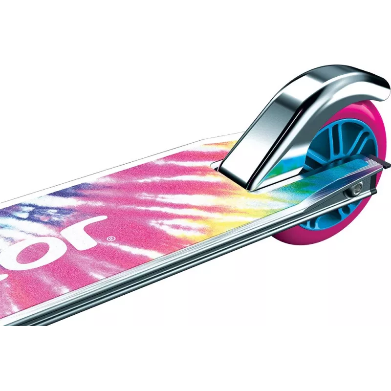 Kinderstep Razor A Tie-Dye — opvouwbare 2-wiel aluminium step, verstelbaar stuur, ABEC-5, max. belasting 65 kg