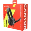 CANYON PC-headset HSC-1 PC Mic Flat 2m zwart