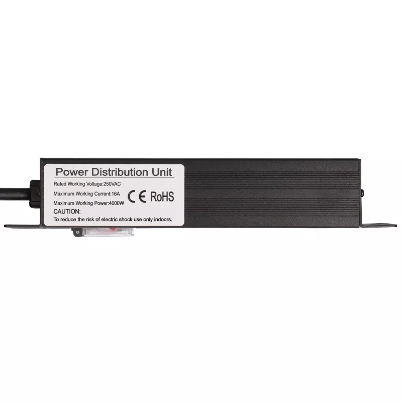 Extralink 10 1U 3 Socket EU Type Power PDU met schakelaar PDU 3-EU