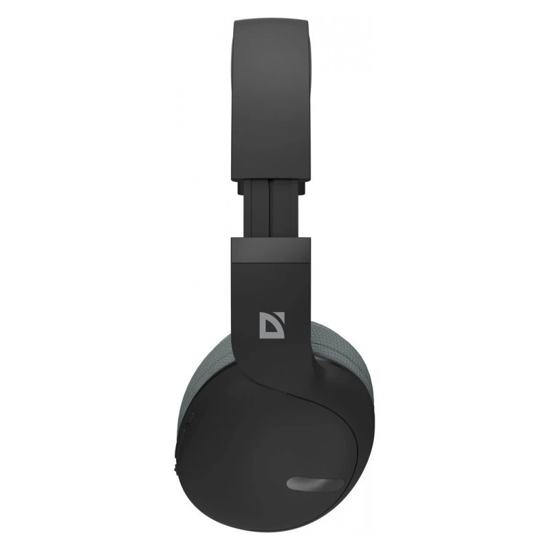Defender FreeMotion B480 63480 draadloze on-ear koptelefoon, Bluetooth 5.3, USB-C, AUX, microSD, tot 14 uur, 20-20000 Hz, zwart