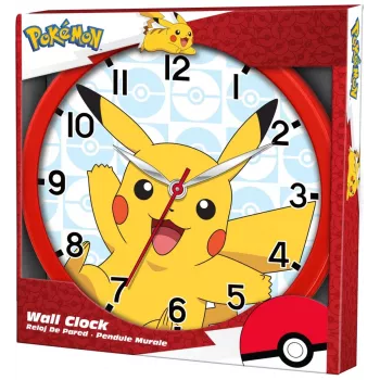 Wandklok Pokemon Pikachu 25cm