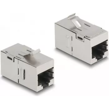 DeLOCK 87161 keystone-module plat metaalkleurig RJ-45