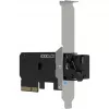 ICY DOCK MB305M4P-B wisselraam M.2 NVMe SSD naar PCIe 4.0 x4 adapterkaart