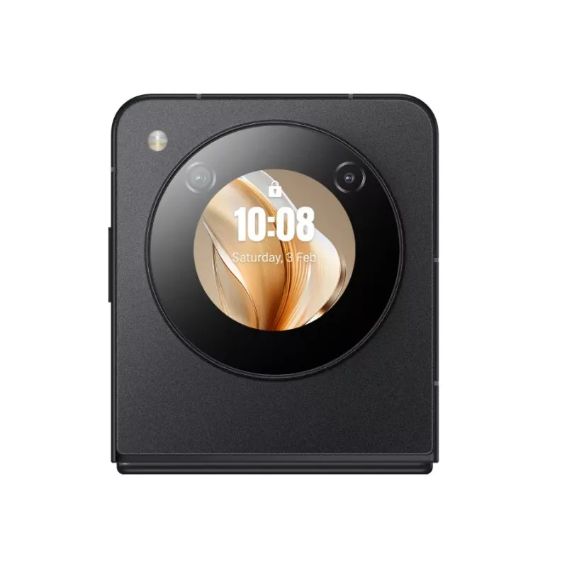 Smartphone NUBIA Flip bundel (goud) met hoesje, koptelefoon en koeler