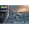 Plastic modelbouwpakket REVELL Arado AR-240 schaal 1:72 — vliegtuigmontagemodel