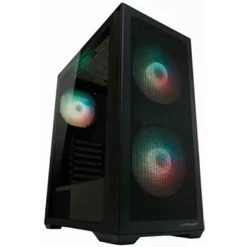 LC-Power behuizing Midi ATX Gaming 717B - Meshwork_L Dark - o.N. - behuizing - ATX