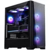 PHANTEKS Eclipse G370A PC-behuizing, midi-tower, SSI-EEB, RGB, gehard glas - inclusief 3x 120-mm-ventilator, zwart