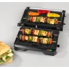 Elektrische 2-in-1 gezondheidsgrill Progress EK5854PVDE met antiaanbakplaten en instelbare temperatuur