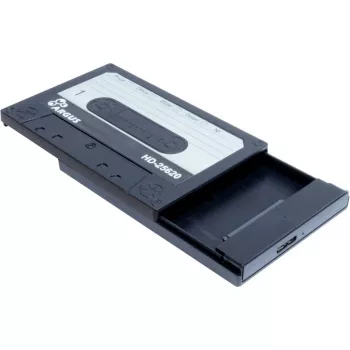 HDD-behuizing Inter-Tech HD-25620 zwart-wit 2,5 inch