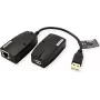 Value 12.99.1123 kabeladapter USB-A - RJ-45 zwart (12.99.1123)