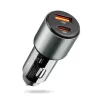Auto-oplader everActive CC-60Q, QC3.0, tot 83W, USB-auto-voedingsadapter