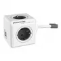 Power Extension Allocacoc 1407/DEEUPC 3m 4 AC Outlets grijs wit