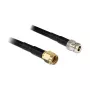 Coaxkabel DeLOCK 88686 3m RP-SMA zwart