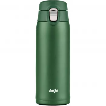 Reisbeker EMSA N2151900, donkergroen, 0,4 L, klapdeksel