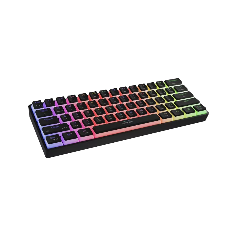 GAMING TOETSENBORD GENESIS THOR 660 G2 US BLACK WIRELESS RGB MECHANICAL GATERON BROWN