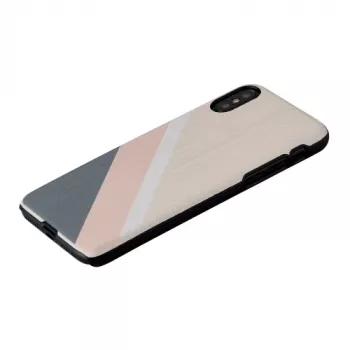 Smartphonehoesje man and wood voor iPhone X/XS – Pink Suit zwart