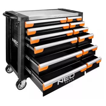 Gereedschapskast NEO tools PRO 12 laden 84-225, robuuste opbergruimte van staal voor gereedschap