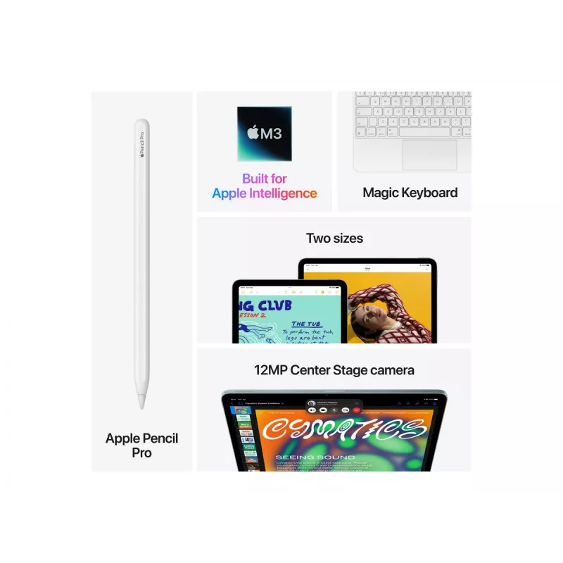 Apple iPad 13-inch Air Wi-Fi + Cellular 128 GB – Space Grey