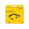 DeLOCK 4-poorts USB 2.0 kabel-hub USB Type-C naar 3 x USB-A bus + 1 x USB-C stekker
