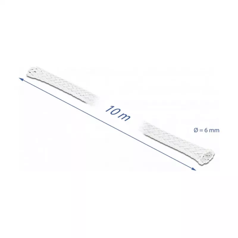 Kabelslang DeLOCK 20693 wit