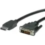 Videokabeladapter VALUE 11.99.5619 1,5 m DisplayPort naar DVI zwart