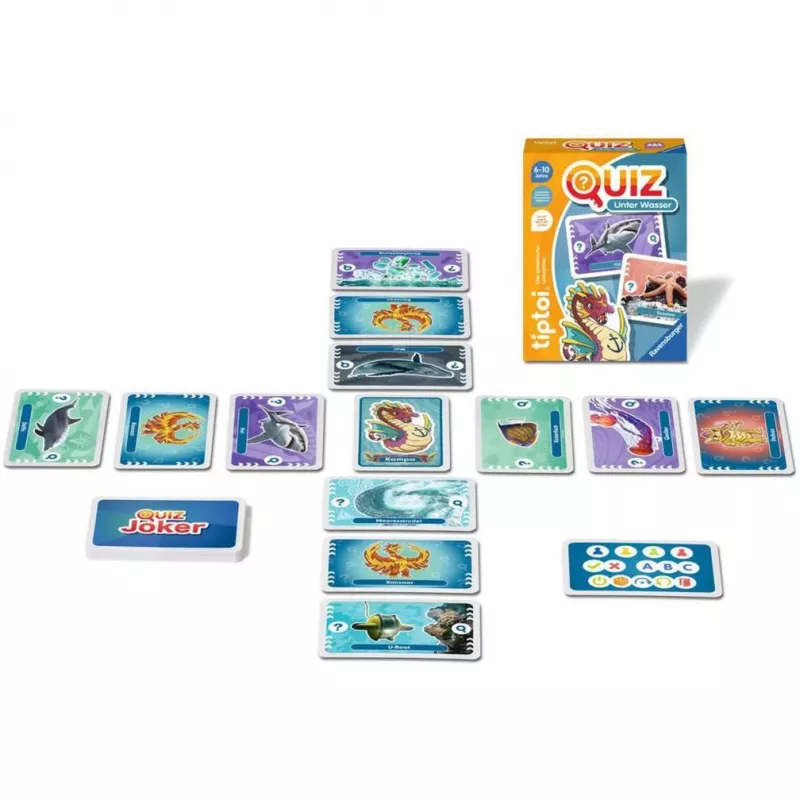 tiptoi quiz onderwater, quizspel