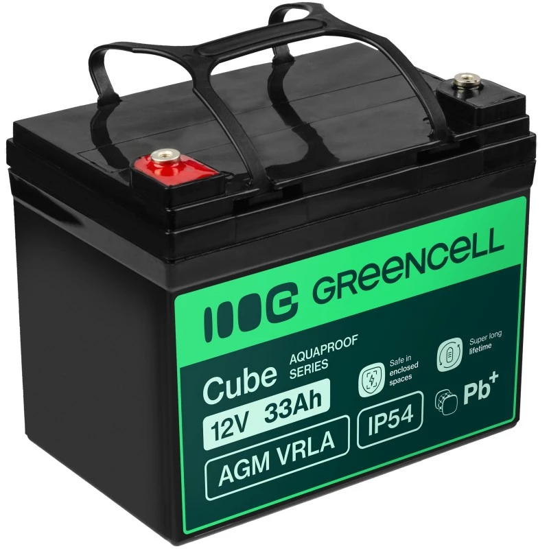 Batterij AGM VRLA 12V 33Ah IP54
