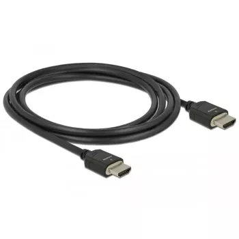HDMI-kabel DeLOCK 85294 2m type A stekker naar stekker zwart