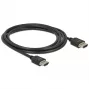 HDMI-kabel DeLOCK 85294 2m type A stekker naar stekker zwart