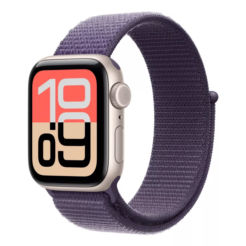 Apple MFF84ZM/A smart wearable accessoires band paars nylon, gerecycled polyester, spandex