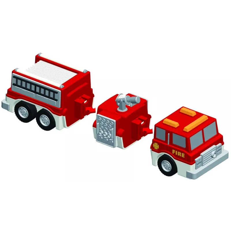 Voertuigset Popular Playthings Mix or Match Vehicles Fire and Rescue