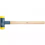 Wiha 02098 terugslagvrije hamer met zachte kop, hickory steel