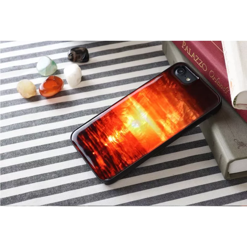iKins hoesje voor Apple iPhone 8 / 7 — sunset zwart