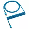 CableMod Classic spiraalvormige toetsenbordkabel CM-CKCA-MLB-KLB150KLB-R, Micro-USB naar USB-A, 150 cm, blauw (Spectrum Blue)