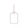 Prijskaartjes met draad HERMA 6918 32x50 mm met rood draad
