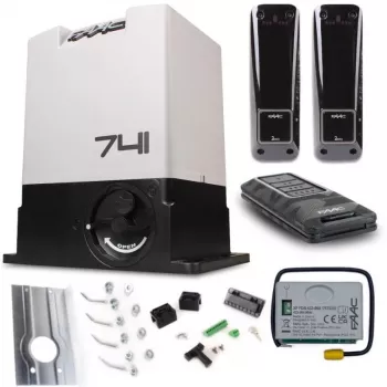 Schuifpoortaandrijving FAAC Delta 3 kit 741 — voor poorten tot 900 kg, kit-model 741