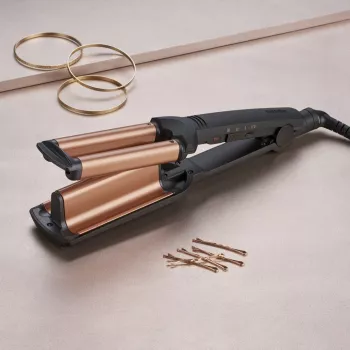 BaByliss Deep Waves krultang Warm Black, oranje 98,4 (2,5 m)