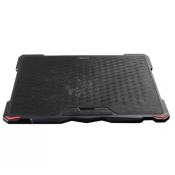 Tellur koelpad Basic 17, 5 ventilatoren, LED, zwart