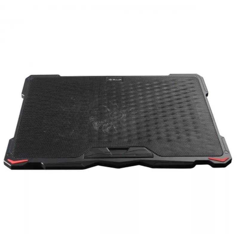 Tellur koelpad Basic 17, 5 ventilatoren, LED, zwart