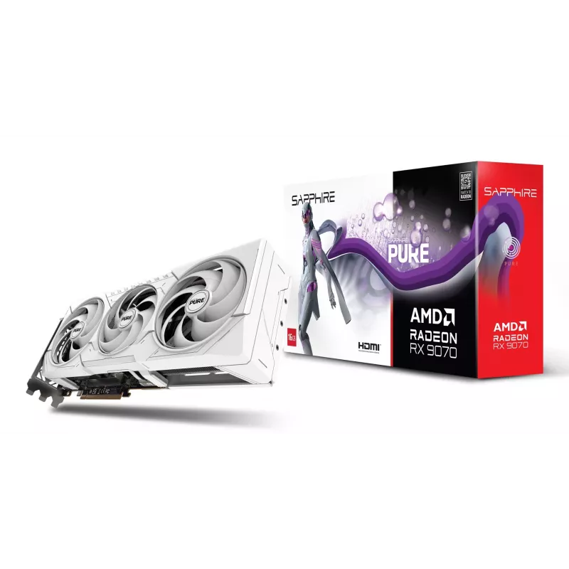 SAPPHIRE Radeon RX 9070 16GB GDDR6 grafische kaart