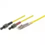 Tecline exertis Connect - patchkabel - ST singlemode (M) naar LC singlemode (M) - 3 m - glasvezel - 9/125 micrometer - OS2 - geel (39989403)